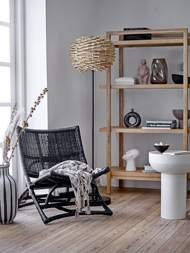 Bloomingville Plaid, natur, genanvendt bomuld Natur