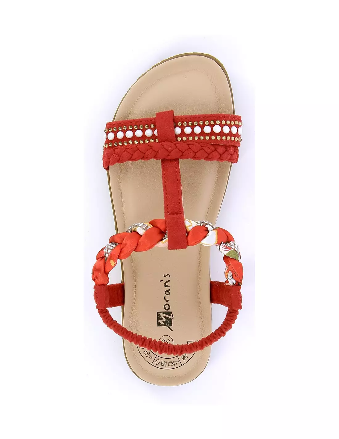 MORAN S KEBILI - Sandales & nu-pieds Rouge