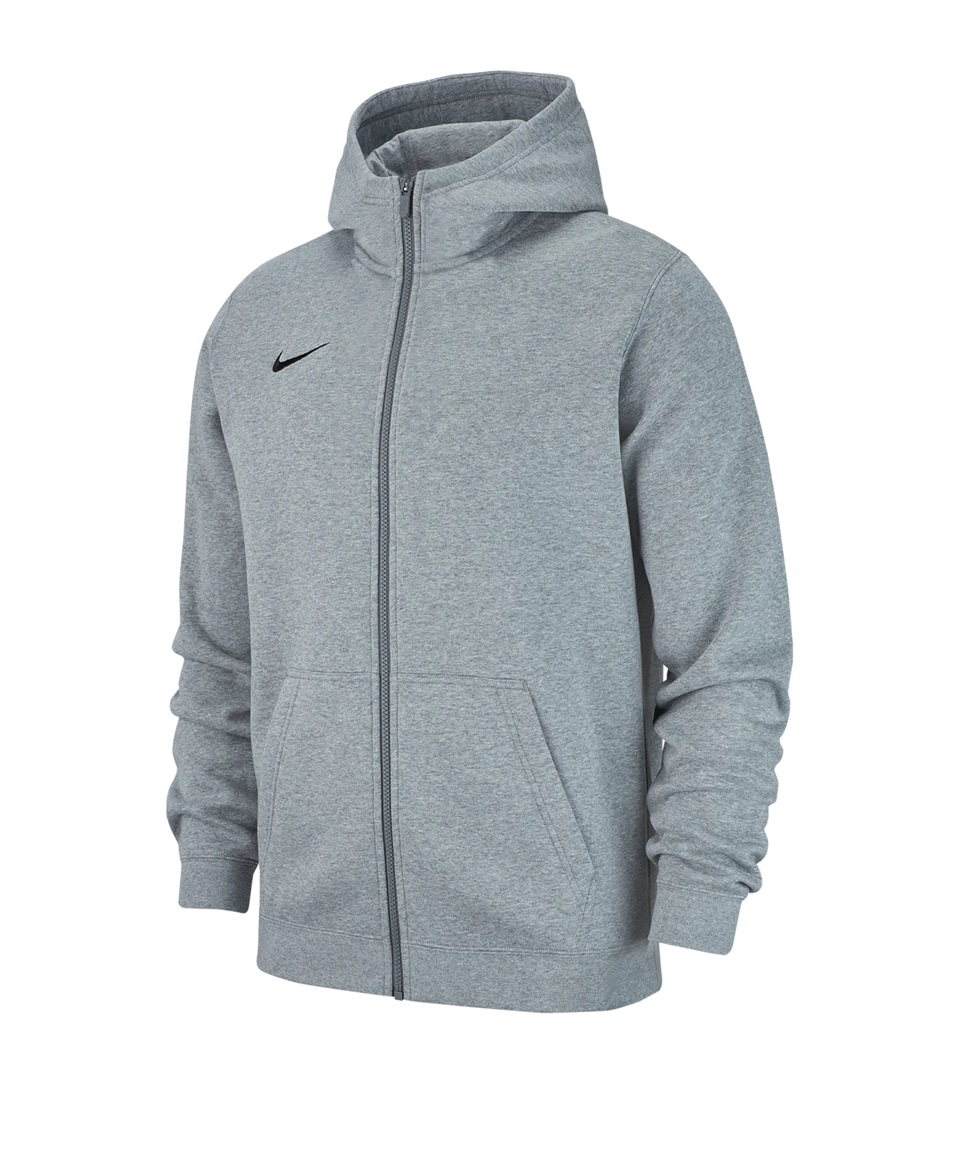 Nike Club 19 Fleece Kapuzenjacke Kids Grau F063