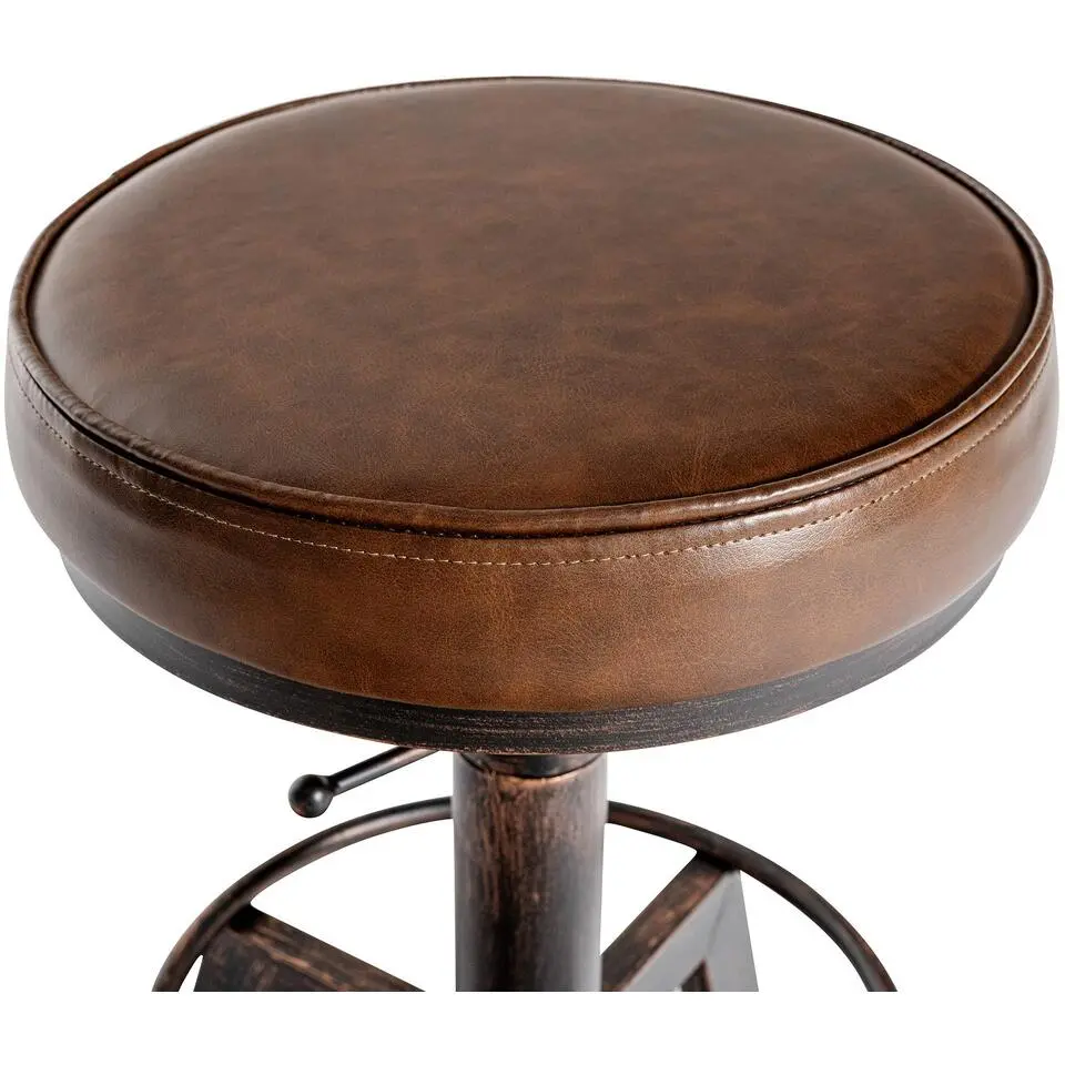 CLP Hocker Destin Kunstleer - bronzen