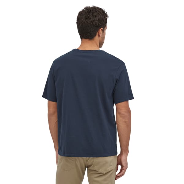 T-shirt randonnée PATAGONIA M'S REGENERATIVE ORGANIC CERTIFIED COTTON LW TEE NEW NAVY