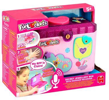 Jumbo Funlockets - Secret Jewellery Box with Message Recorder