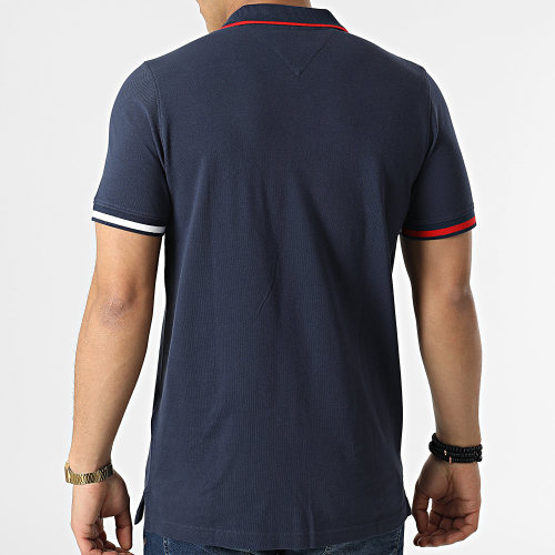 Polo Manches Courtes Regular Flag Cuff 2963 Bleu Marine