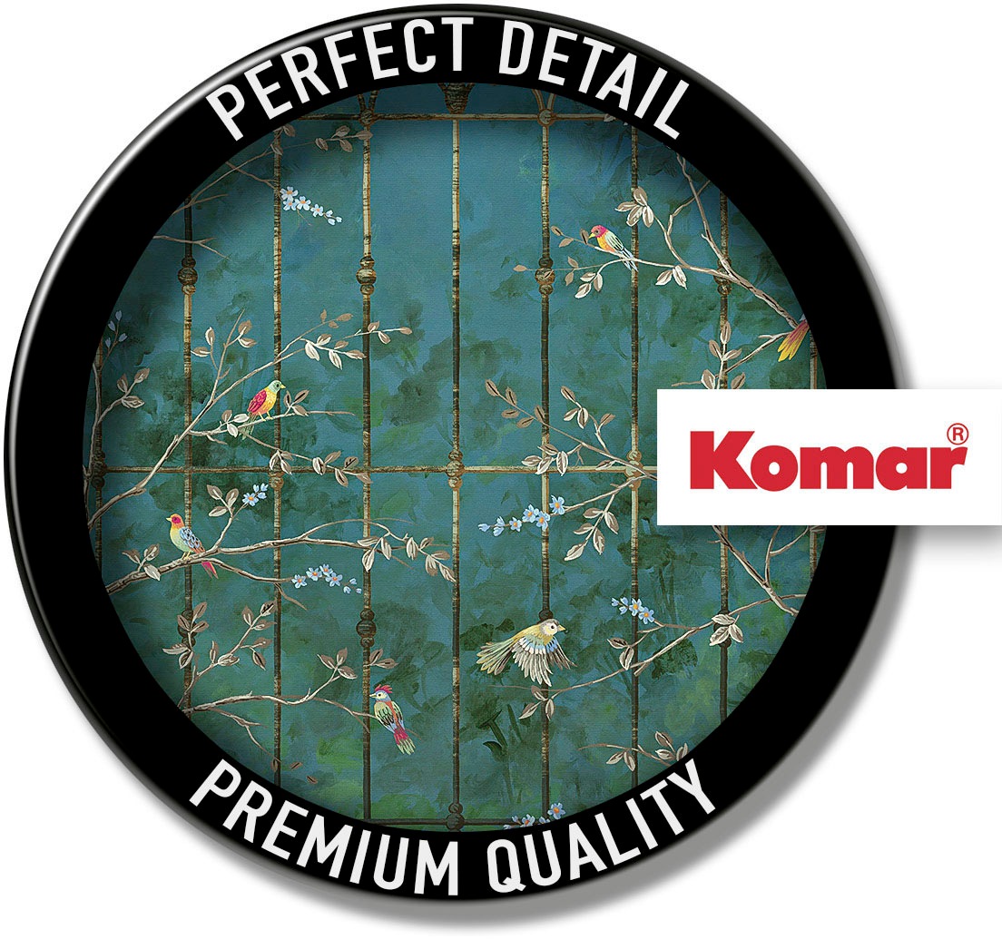 Komar Fototapete »Digitaldruck Vlies -  Birdsong Breeze - Grösse 400 x 250 cm« bedruckt glatt Wohnzimmer, Schlafzimmer
