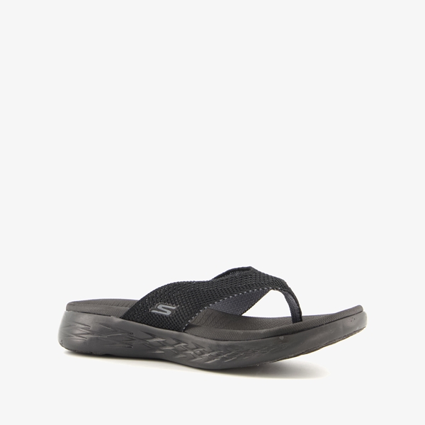 Skechers On The Go 600 dames slippers zwart