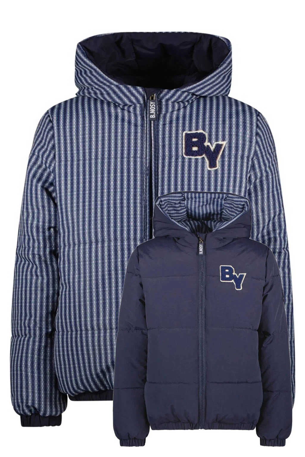 B.Nosy reversible jas winter blauw