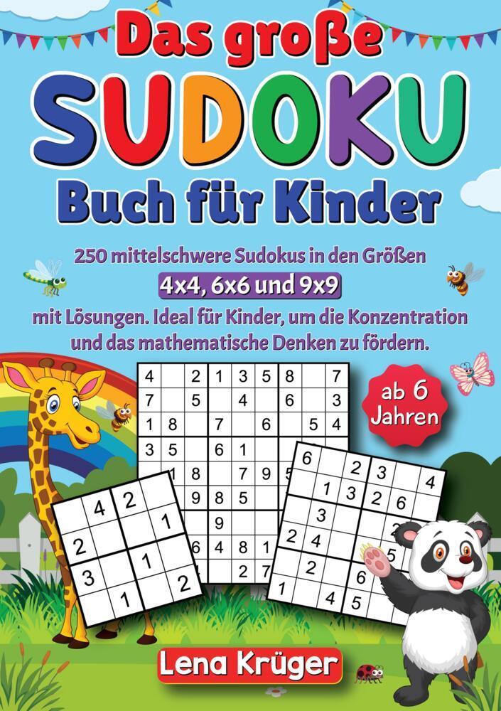 Das große Sudoku Buch für Kinder ab 6 Jahren