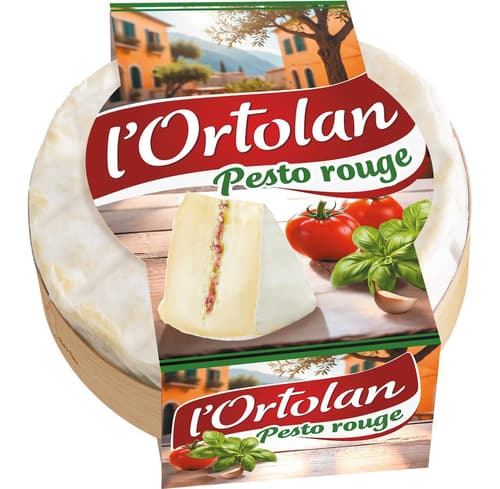 Ortolan Weichkäse mit Pesto Rosso