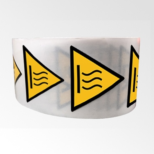 Rouleau de Pictos de Danger - Surface chaude - W017 - ISO 7010