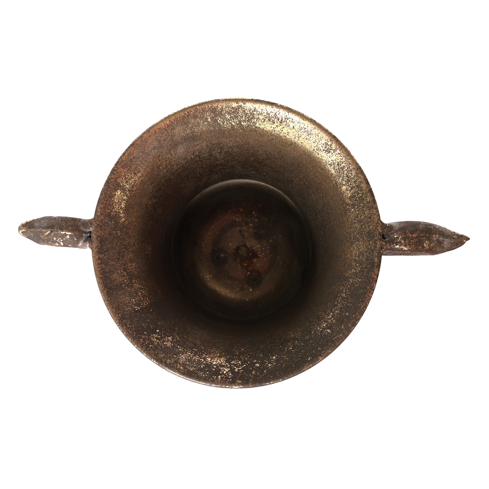 Blumenpokal 'Calice', antik messing, H 26 cm, Ø 11,5 cm von fischer's lagerhaus