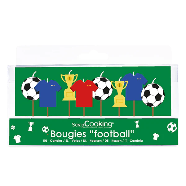 8 Bougies Football Scrapcooking