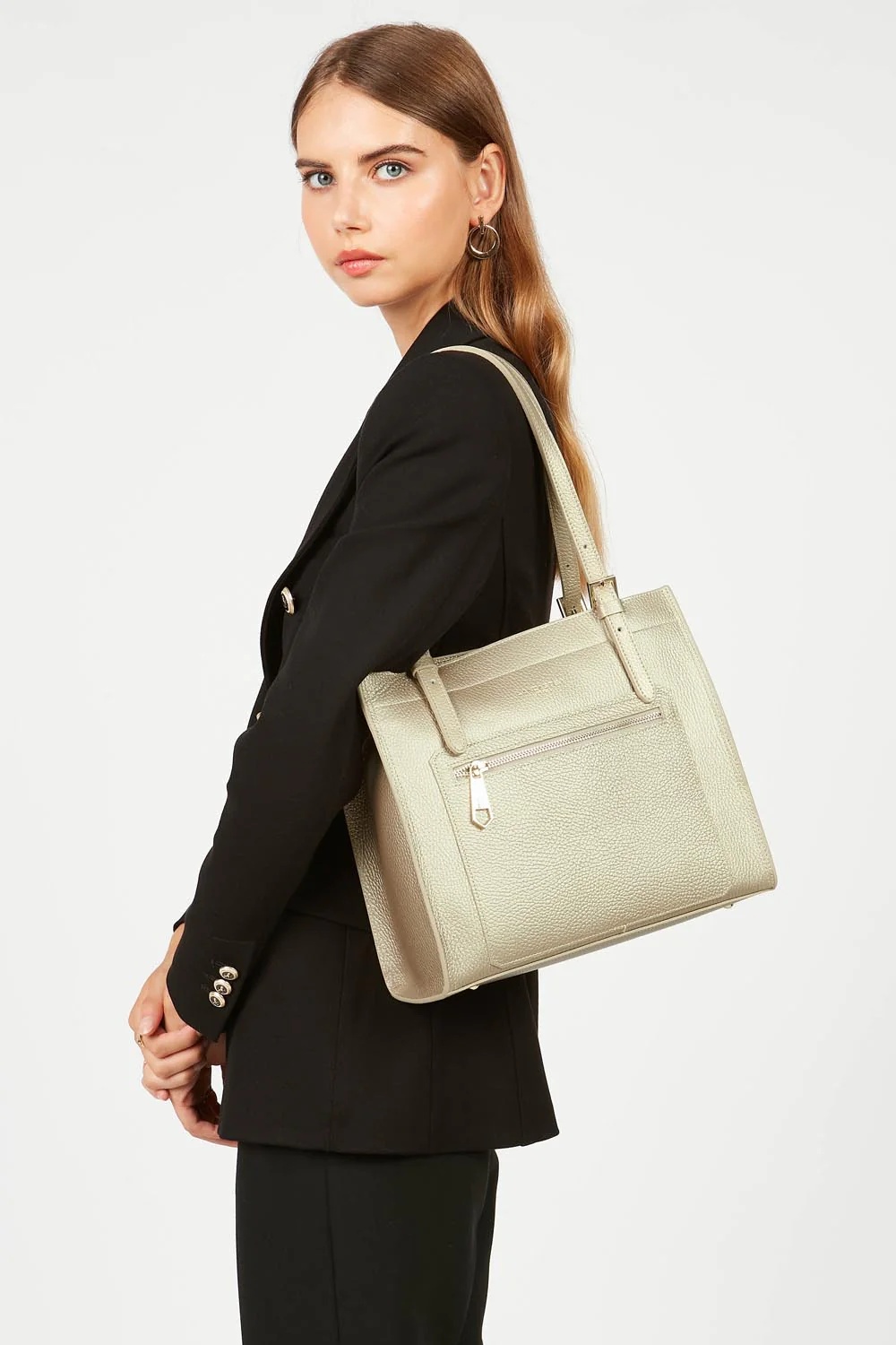 Foulonné Double-Sac cabas épaule