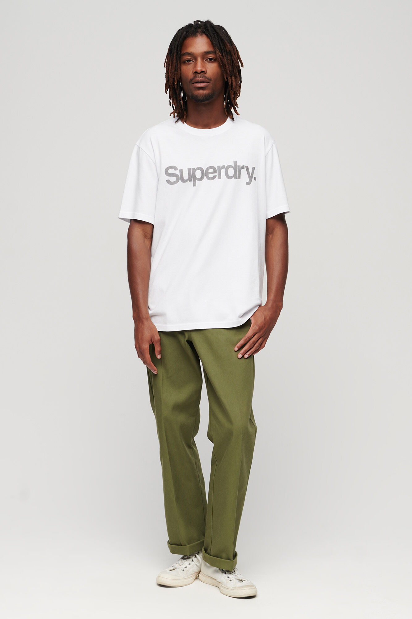 Camiseta folgada com logo da cidade