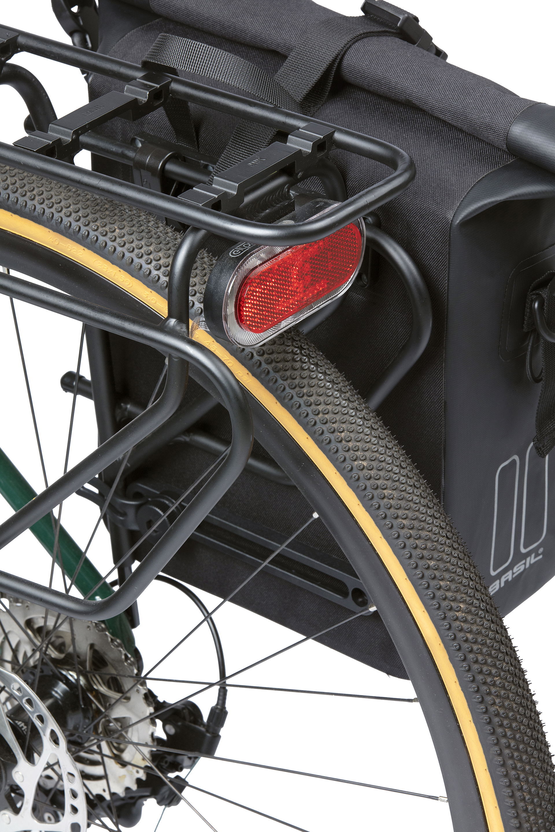 BASIL Fahrrad- Einzeltasche Navigator Storm M, schwarz