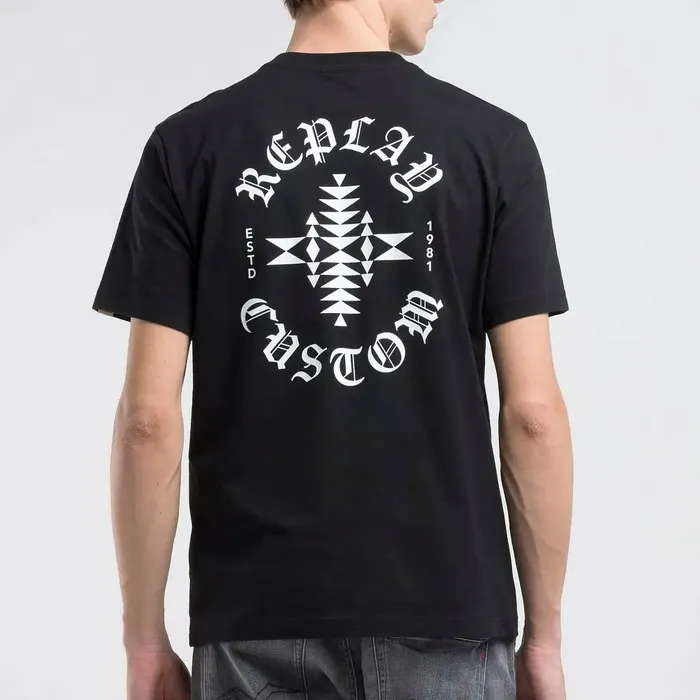 Replay Custom Print Shirt Heren