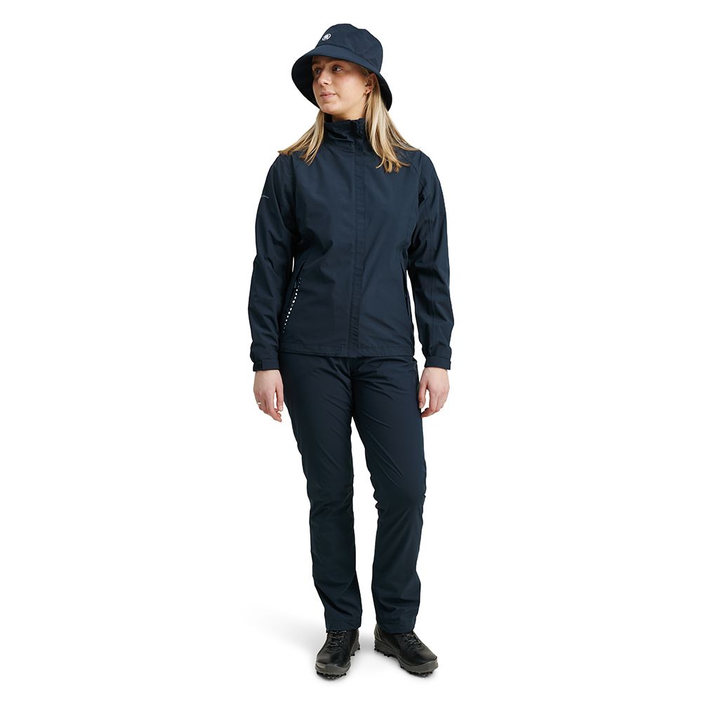 Links Stretch Regnjakke Dame Navy