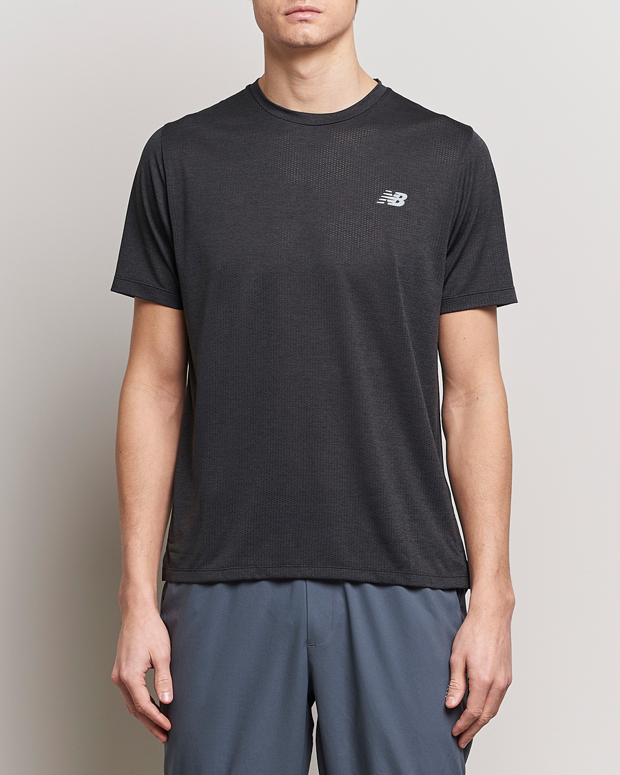 New Balance Running Athletics Short Sleeve T-Shirt Black