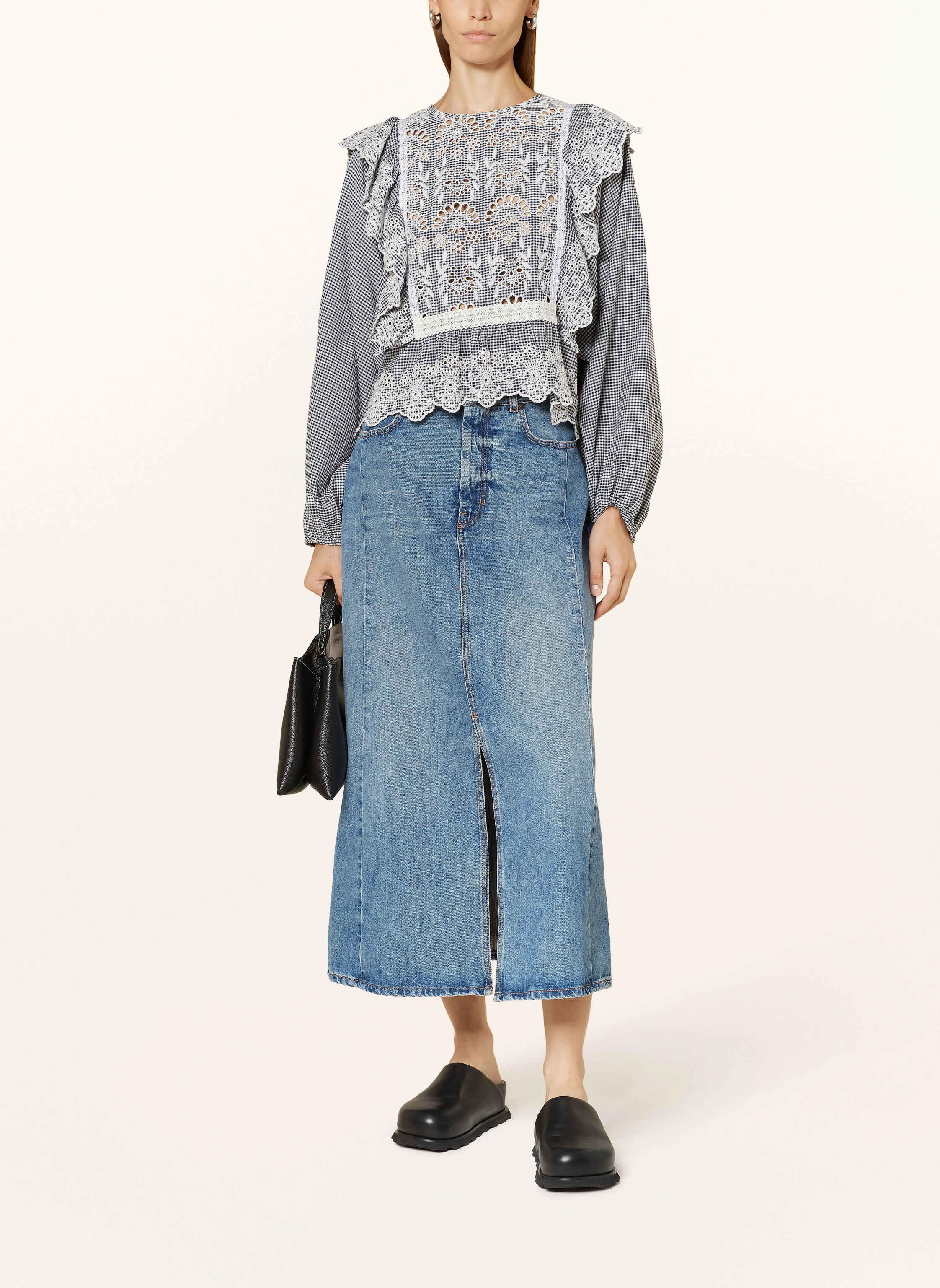WEEKEND Max Mara Blusenshirt ORAZIO mit Lochspitze