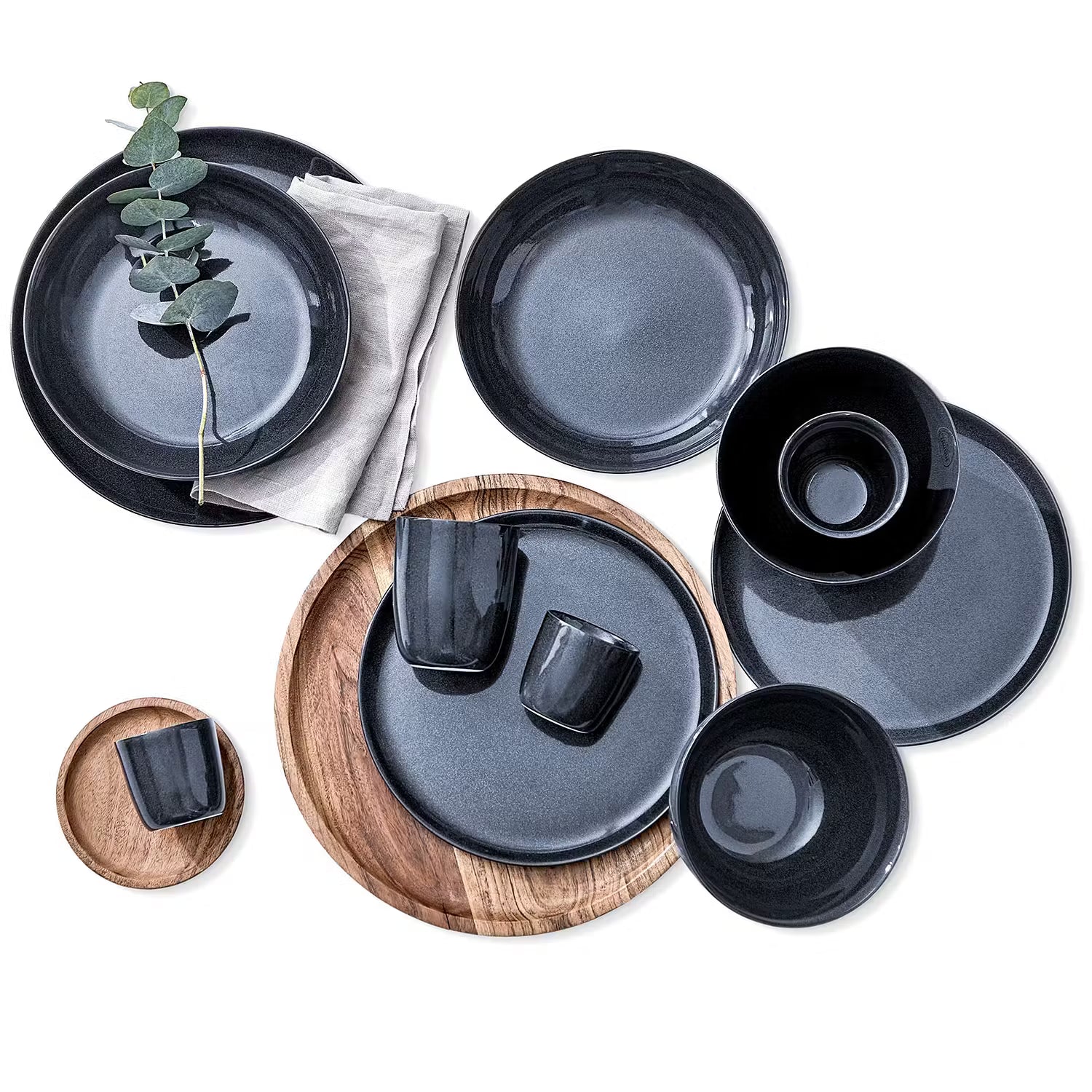 NATIVE Frühstücksteller 4er-Set