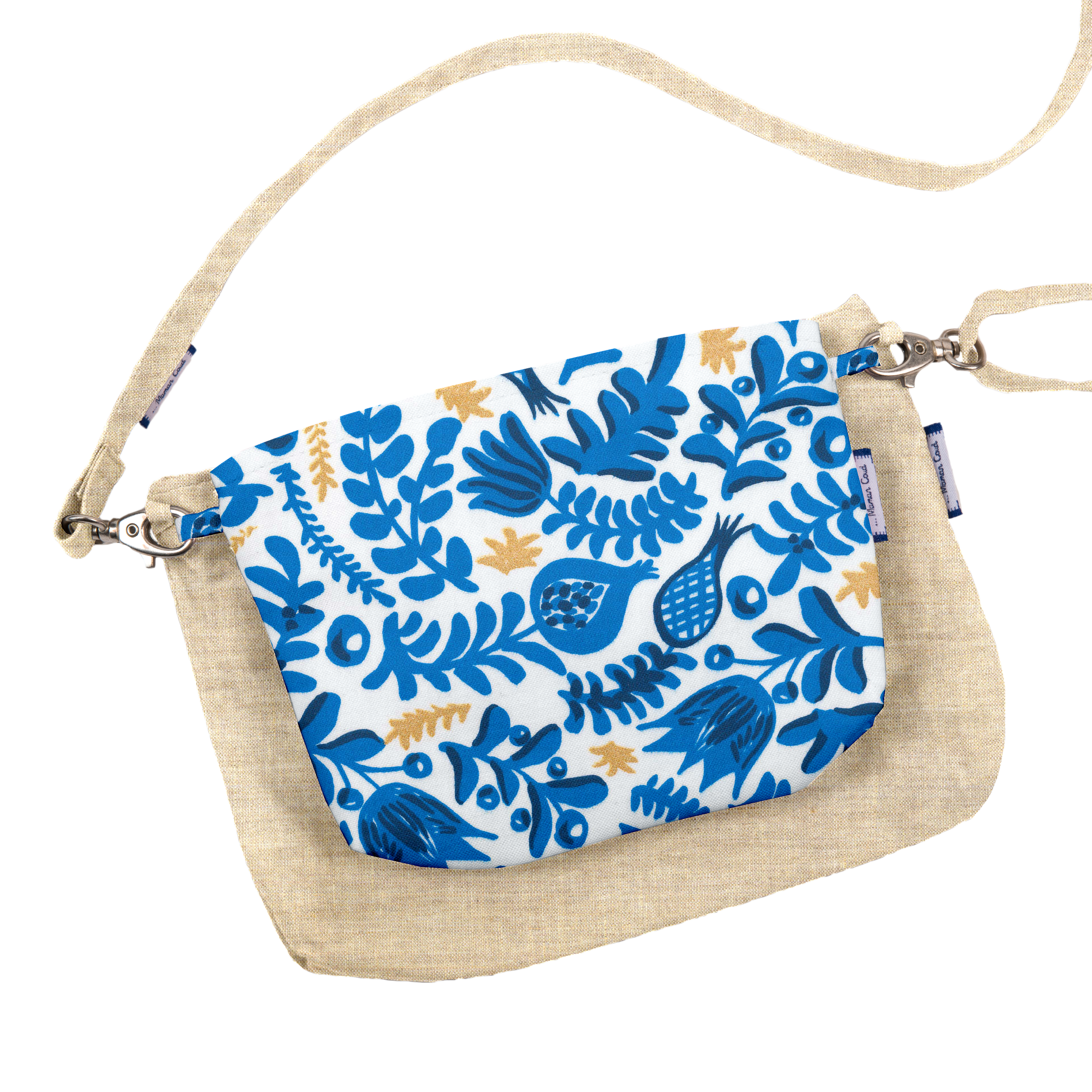 Mini Pochette Tissu Passion Bleue