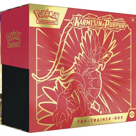 Pokemon Karmesin & Purpur Top-Trainer Box, 1 Stück, 2-fach sortiert