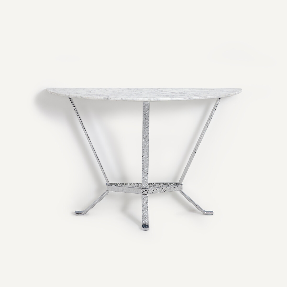 OTTO STUDIO PARA AM.PM<br>Mesa de console em mármore Carrara e ferro ZEN