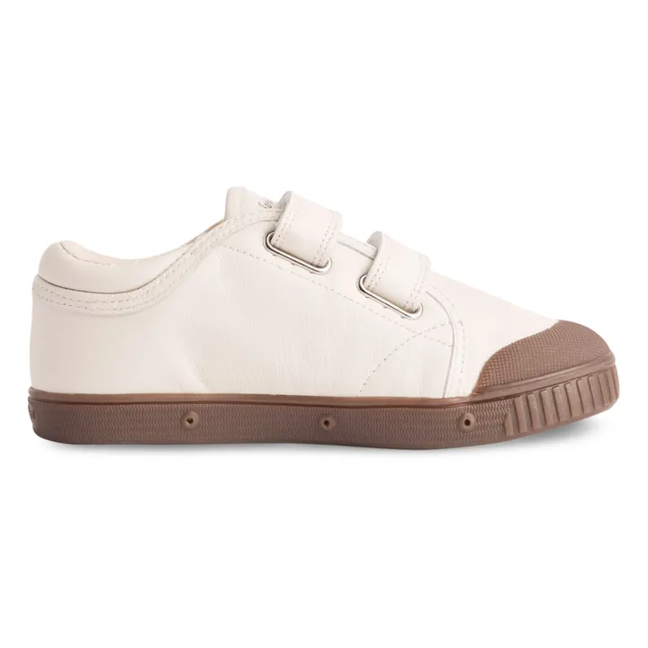 Spring Court Baskets Basses Scratchs G2 Nappa | Blanc cassé