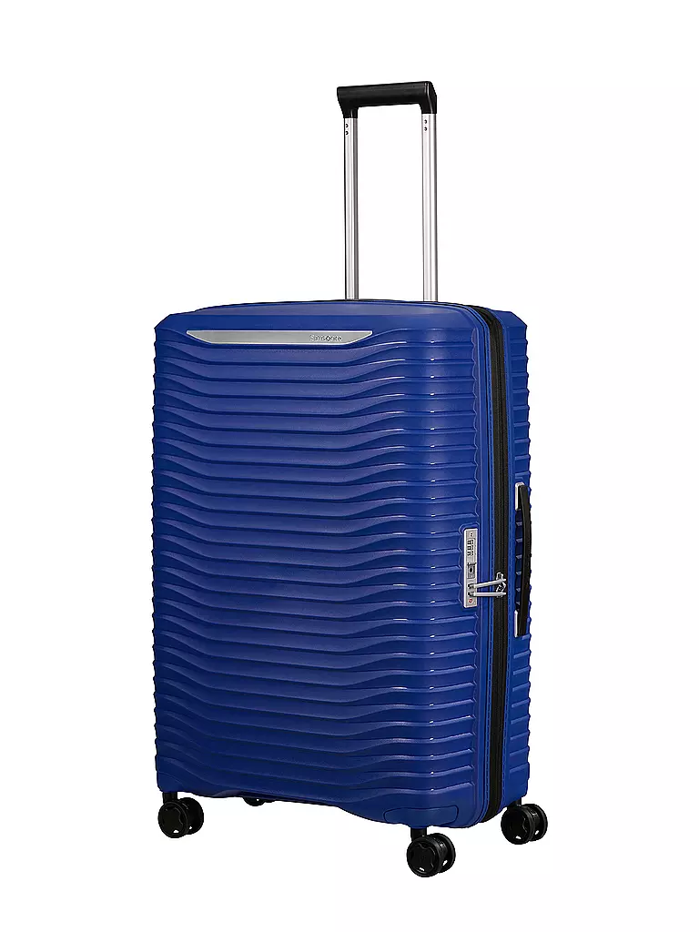SAMSONITE Trolley  UPSCAPE SPINNER 75cm erweiterbar nautical blue blau