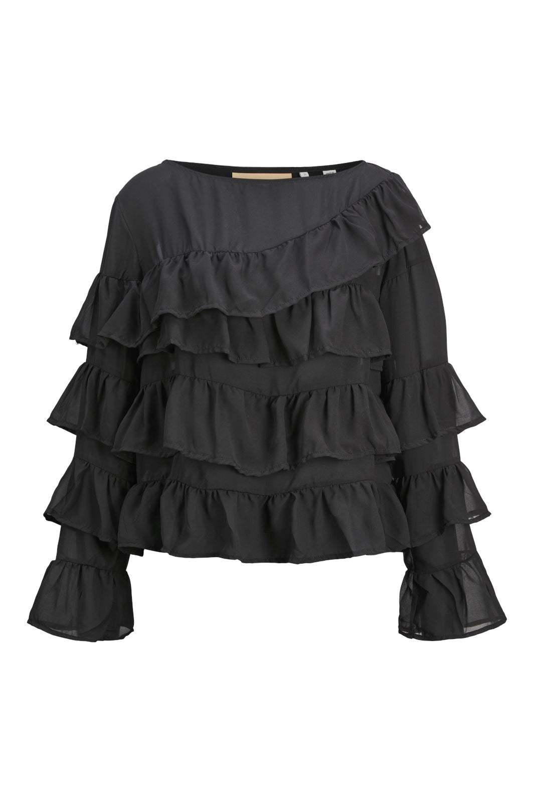 Jjxx Jxken Ls Chiffon Frill Top