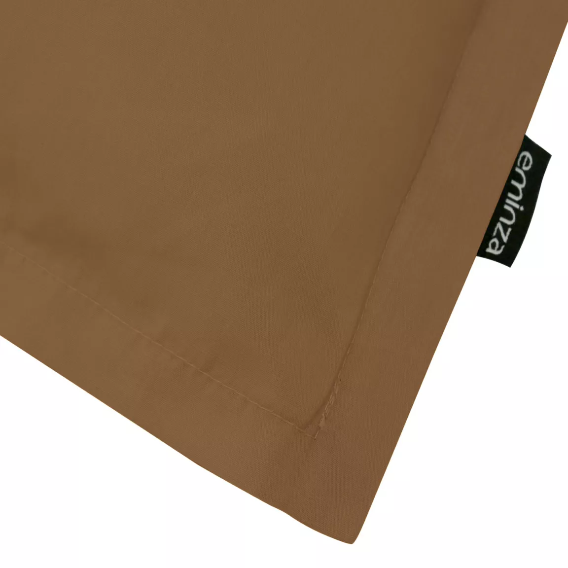Taie d'oreiller rectangulaire percale de coton (50 x 70 cm) Cali Cappuccino