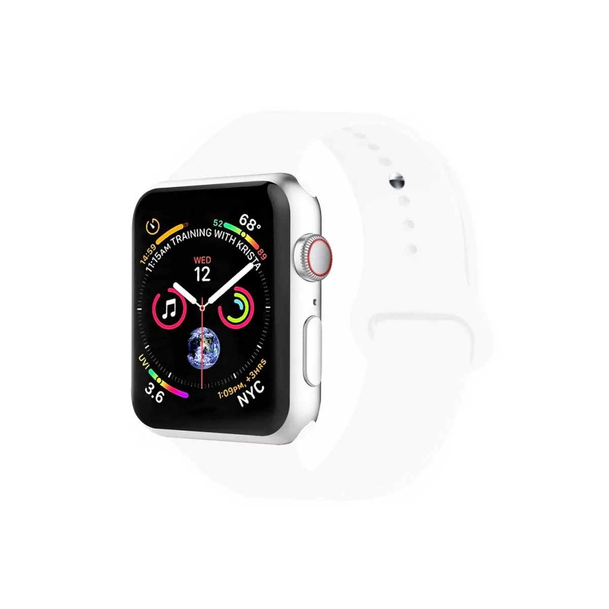 Apple Watch 4 (44mm) Sport armbånd - Hvit