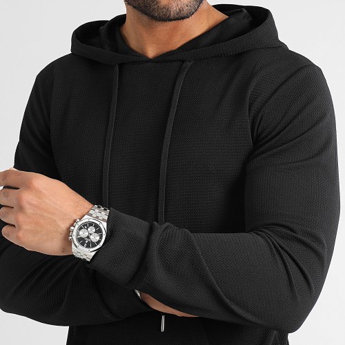 Lot De 2 Sweats Capuche 0608 0360 Noir Blanc