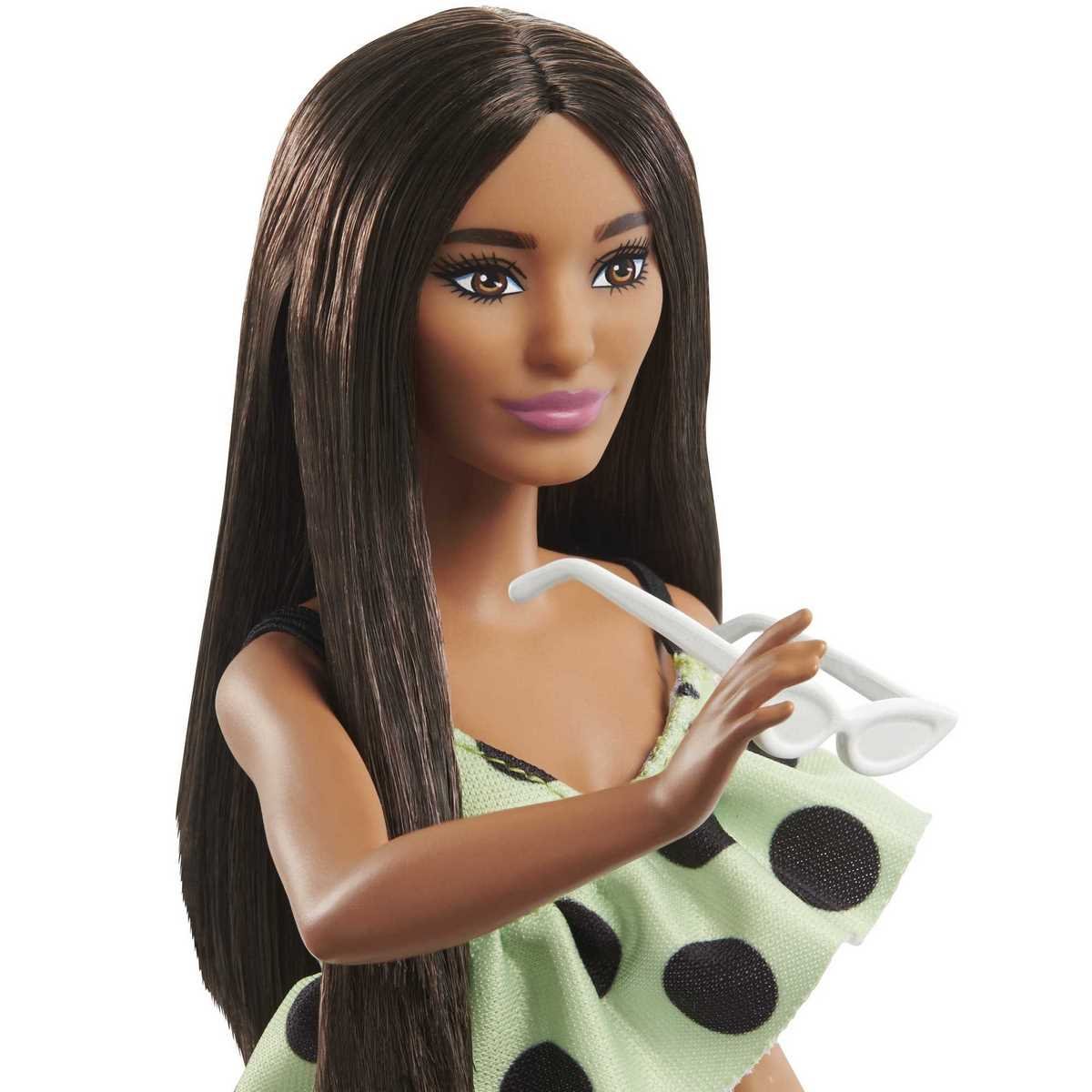 Barbie Fashionista - combi verte à pois