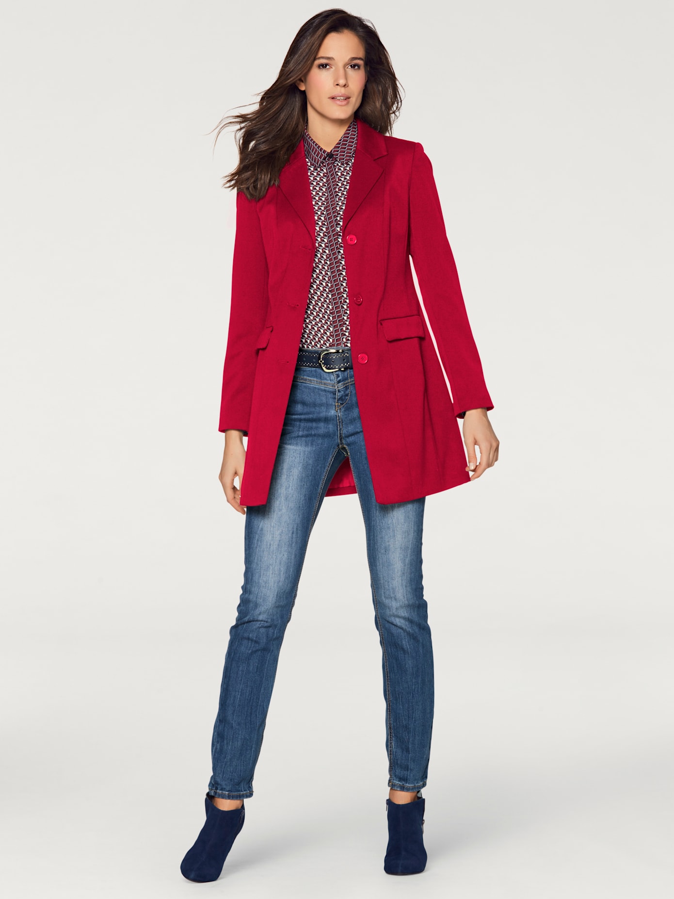 Blazer long coupe tendance