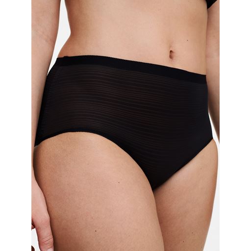 Chantelle Softstretch Stripes Højtaljede Trusser, Black
