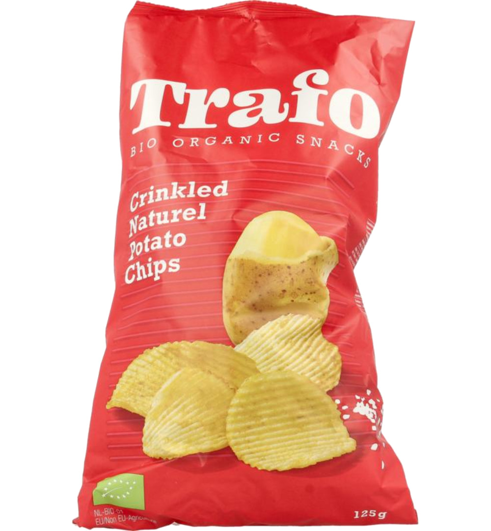 Trafo Ribbelchips gezouten (125 gr)