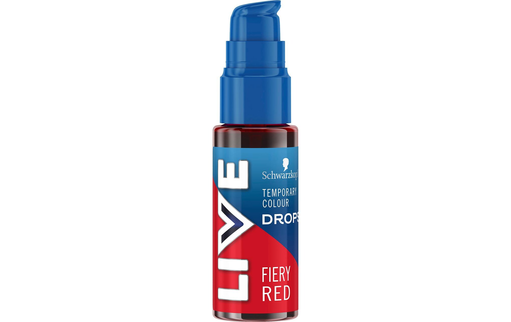 Haarcoloration Drops Fiery RedHochpigmentierte Haarfarbe