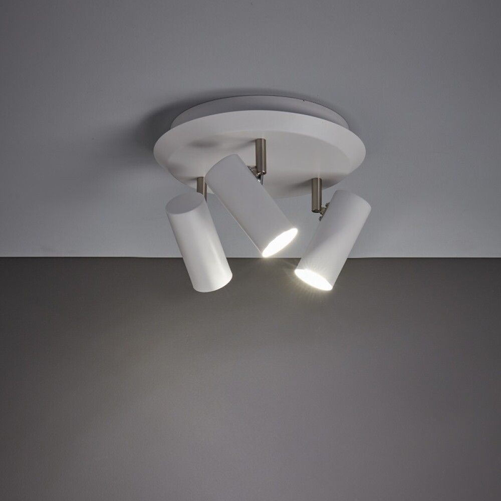 TAKLAMPE MARKSLÖJD BARCELONA HVIT