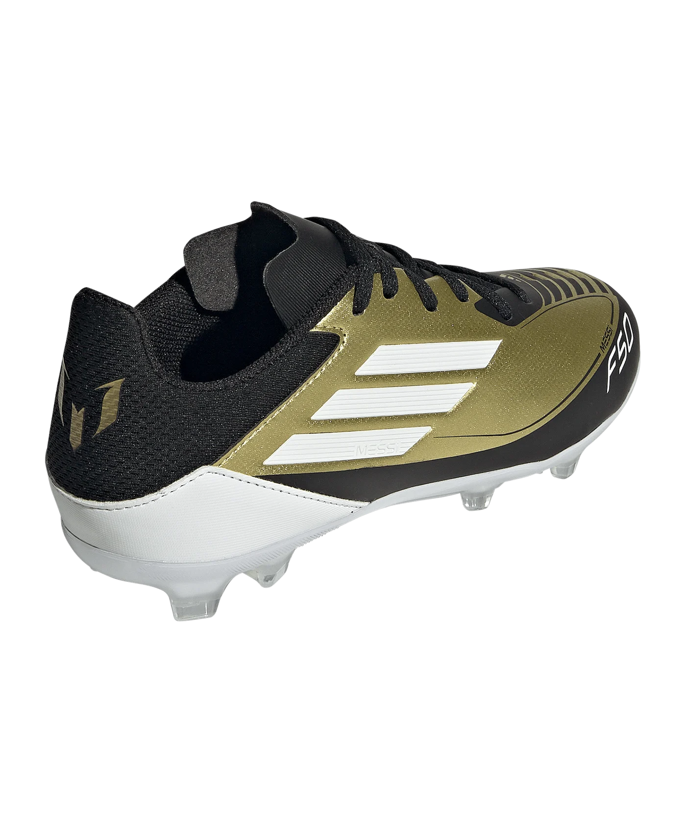adidas F50 League FG/MG Messi Triunfo Dorado Kids Gold Weiss