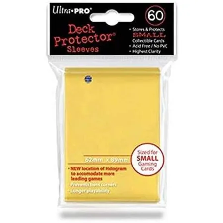 Ultra Pro Hüllen gelb, 60 Stück