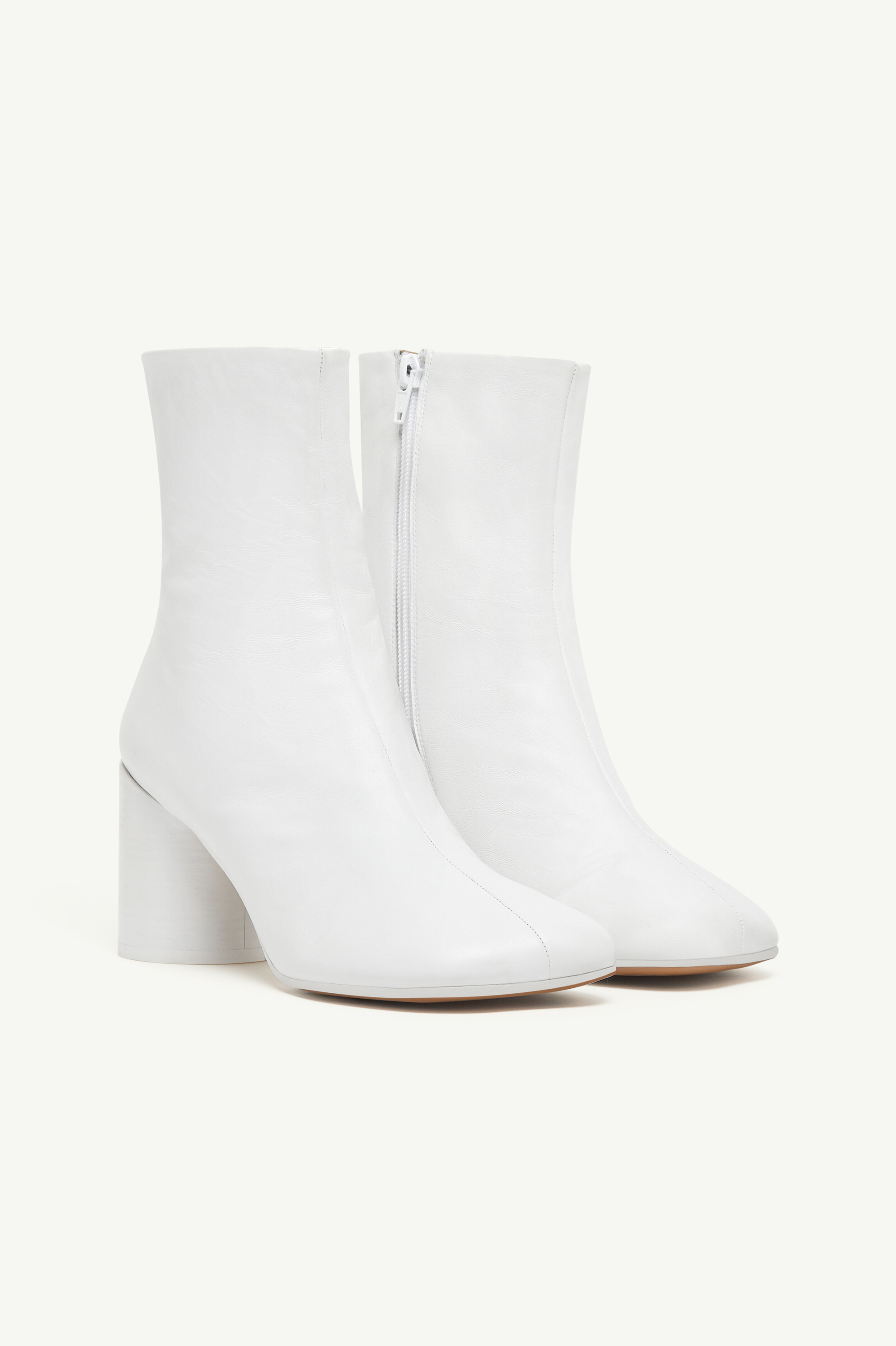 Bottines anatomiques en cuir nappa | femme Blanc
