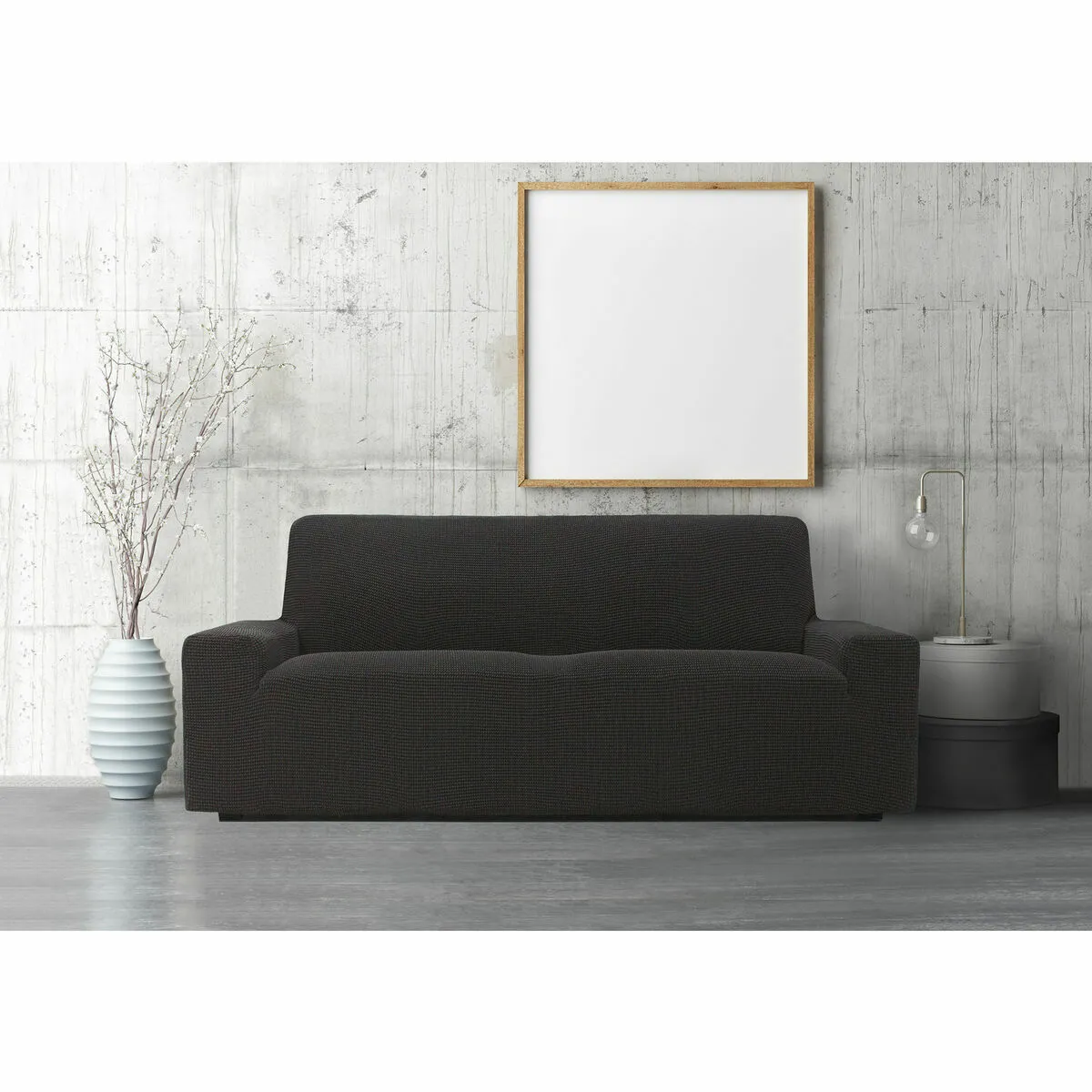 Sofaskins NIAGARA - Noir - 2 places