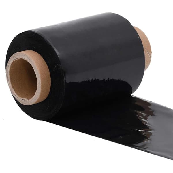 vidaXL Strekkfilm 10 stk svart 23 µm 10 cm x 150 m