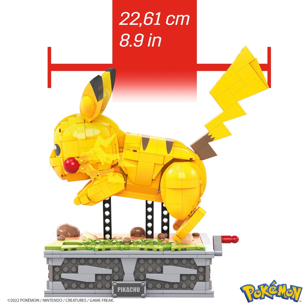 Mega Pokémon Motion Pikachu Bauset