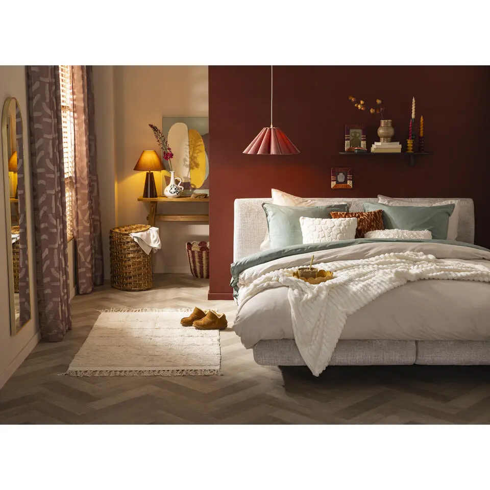 Bed Gio - greige - 140x200 cm