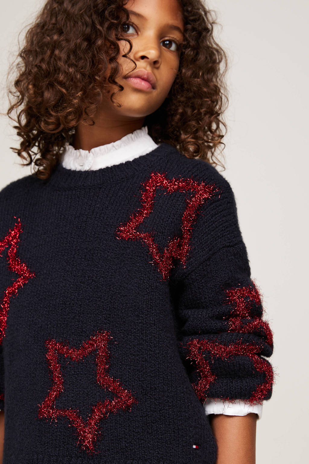 Tommy Hilfiger gebreide trui blauw