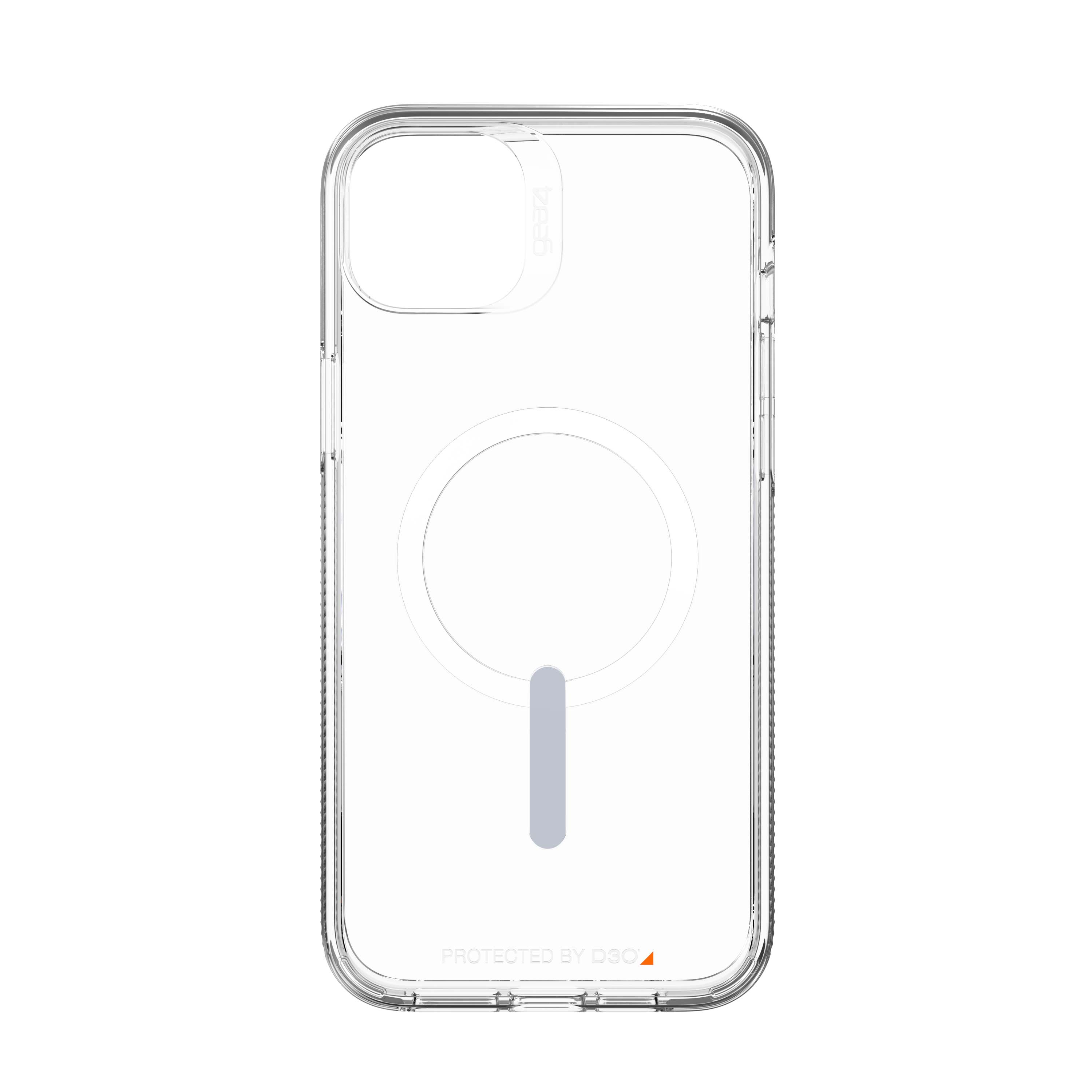 iPhone 14 Plus Antibakterielle MagSafe Schutzhülle Crystal Palace Snap D3O aus Recycelten Materialien (702010013) - Transparent