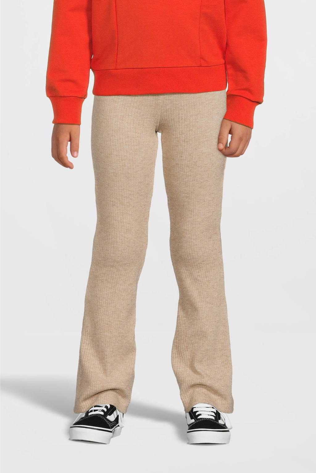 Le Chic regular fit broek DATSY lichtbruin