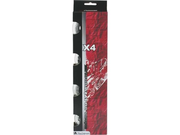 Nils Extreme PU hjul 76x24 82A transparent (16-30-016)