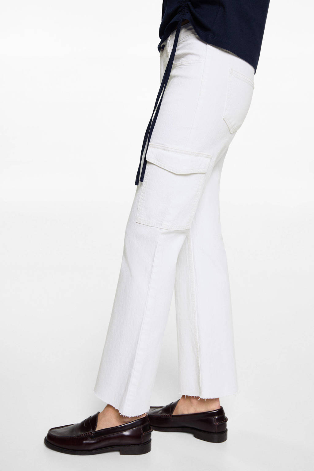MANGO TEEN straight regular waist wit
